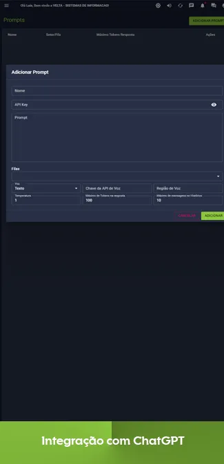 Aplicativo de ChatBot de WhatsApp - ChatGPT